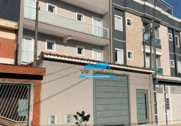 Cobertura com 3 dormitórios à venda, 75 m² por r$ 570.000,00 - vila camilópolis - santo andré/sp
