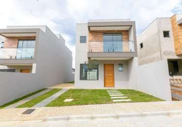 Casa em condomínio fechado com 3 quartos à venda na rua antônio boaron, botiatuva, campo largo, 94 m2 por r$ 539.000