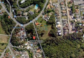 Terreno à venda na rua paulo pampuche, campo comprido, curitiba por r$ 580.000