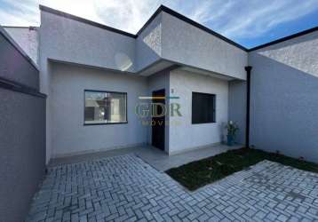 Casa com 2 quartos à venda na rua jaraguá, estação, araucária, 70 m2 por r$ 520.000