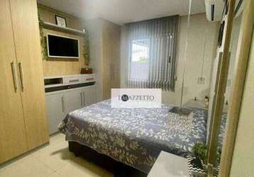 Apartamento com 2 dormitórios à venda, 74 m² por r$ 400.000,00 - jardim nair maria - salto/sp