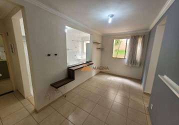 Apartamento, 47 m² - venda por r$ 155.000,00 ou aluguel por r$ 1.200,00/mês - reserva sul condomínio resort - ribeirão preto/sp