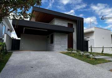 Casa com 4 dormitórios à venda, 236 m² por r$ 2.150.000,00 - terras do cancioneiro - paulínia/sp