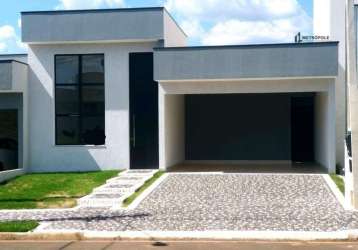 Casa com 2 dormitórios à venda, 140 m² por r$ 840.000,00 - condomínio residencial real park - sumaré/sp