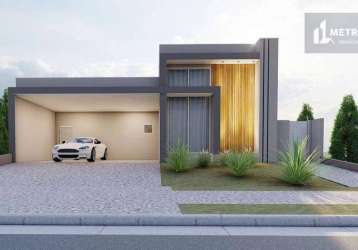 Casa com 3 dormitórios à venda, 236 m² por r$ 1.380.000,00 - jardim de itapoan - paulínia/sp