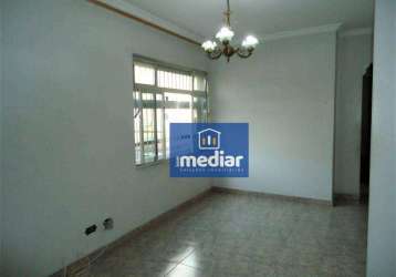 Pra chamar de seu! apartamento com 3 dormitórios à venda, 111 m² por r$ 300.000 - marapé - santos/sp