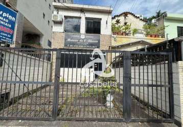 Casa para alugar, 147 m² por r$ 12.000,00/mês - vila matias - santos/sp