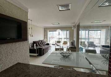 Apartamento com 2 dormitórios para alugar, 80 m² por r$ 6.500,00/mês - gonzaga - santos/sp