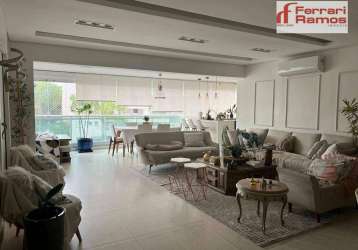 Apartamento com 4 dormitórios à venda, 198 m² por r$ 2.650.000,00 - jardim santa mena - guarulhos/sp