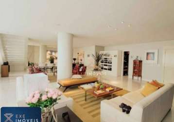 Cobertura com 3 dormitórios à venda, 587 m² por r$ 6.000.000,00 - belvedere - belo horizonte/mg