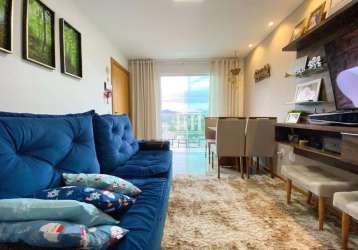 Apartamento com 2 dormitórios à venda, 51 m² por r$ 280.000,00 - várzea - teresópolis/rj