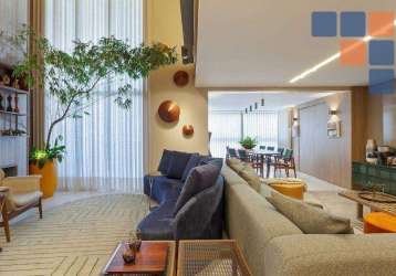 Lindo apartamento com 4 quartos com vista à venda, 230 m² por r$ 3.300.000 - vila da serra - nova lima/mg