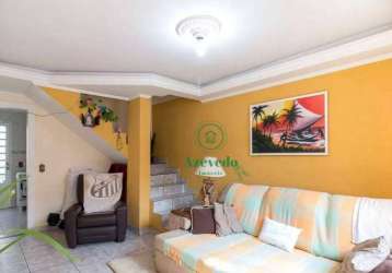 Sobrado com 2 dormitórios à venda, 72 m² por r$ 350.000,00 - jardim adriana - guarulhos/sp