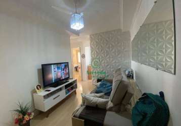 Apartamento com 2 dormitórios à venda, 47 m² por r$ 276.000,00 - vila flórida - guarulhos/sp