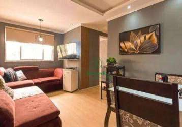 Apartamento com 2 dormitórios à venda no  spazio club guarulhos, 50 m² por r$ 360.000 - vila das palmeiras - guarulhos/sp