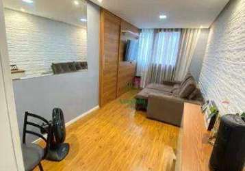 Apartamento com 2 dormitórios à venda, 45 m² por r$ 200.000,00 - jardim presidente dutra - guarulhos/sp