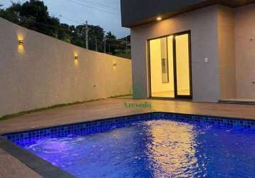 Casa com 3 dormitórios à venda, 112 m² por r$ 694.999,00 - caetetuba - atibaia/sp