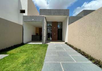 Casa com 3 dormitórios à venda, 107 m² por r$ 438.000,00 - paupina - fortaleza/ce