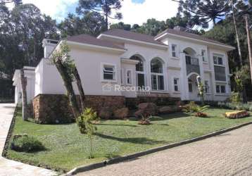 Casa com 4 dormitórios à venda, 323 m² por r$ 3.500.000,00 - pinheiro grosso - canela/rs, bosque sinossera, canela - rs