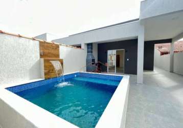 Casa com 3 dormitórios à venda, 105 m² por r$ 416.000,00 - balneário são jorge - itanhaém/sp
