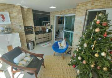 Apartamento com 3 dormitórios à venda por r$ 1.260.000,00 - jardim aguapeu - mongaguá/sp