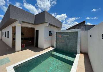 Casa com 3 dormitórios à venda, 76 m² por r$ 395.000,00 - balneário tupy - itanhaém/sp
