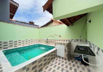 Casa com 2 dormitórios à venda por r$ 315.000,00 - plataforma - mongaguá/sp