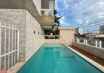 Apartamento com 1 dormitório à venda por r$ 270.000,00 - tupi - praia grande/sp