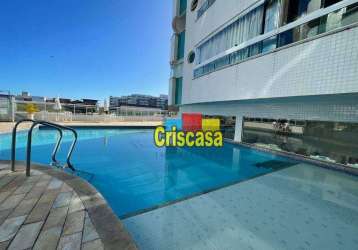 Pra família: cobertura 3 quartos com lazer completo no Jardim Flamboyant/Cabo Frio