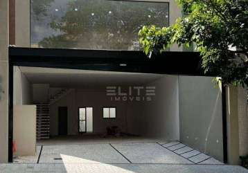 Salão para alugar, 220 m² por r$ 21.500,00/mês - jardim - santo andré/sp