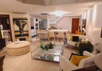 Apartamento duplex com 2 dormitórios à venda, 169 m² por r$ 1.500.000,00 - jardim - santo andré/sp