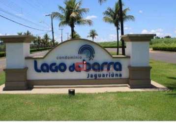 Terreno à venda, 514 m² por r$ 270.000 - lago da barra - jaguariúna/sp