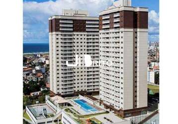 Apartamento á venda no imbuí-  76m² 3 quartos 1 suíte andar alto vista mar r$ 545.000,00
