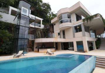 Casa com 4 dormitórios à venda, 1100 m² por r$ 17.000.000,00 - itamambuca - ubatuba/sp