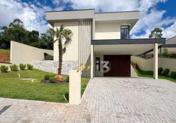 Casa com 3 dormitórios à venda, 205 m² por r$ 1.580.000,00 - condominio quintas da boa vista - atibaia/sp