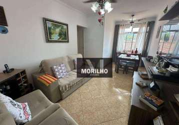 Apartamento com 2 dormitórios à venda, 55 m² por r$ 310.000,00 - vila belmiro - santos/sp