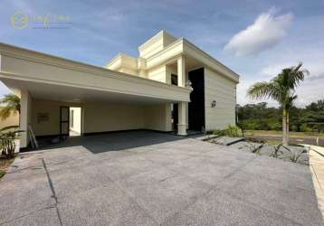 Casa nova de condomínio com 5 suítes à venda, 498 m² por r$ 4.900.000 - condomínio saint patrick - sorocaba/sp