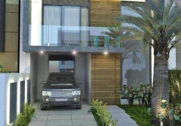 Casa nova de condomínio com 3 dormitórios, sendo 1 suíte  à venda, 150 m² por r$ 750.000 - residencial bosque dos ypes i - tatuí/sp