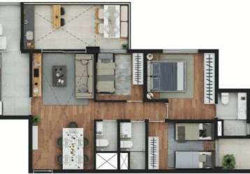 Penthouse à venda, 98 m² por r$ 1.777.130,00 - vila clementino - são paulo/sp