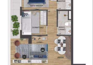 Apartamento à venda, 57 m² por r$ 835.719,00 - brooklin novo - são paulo/sp