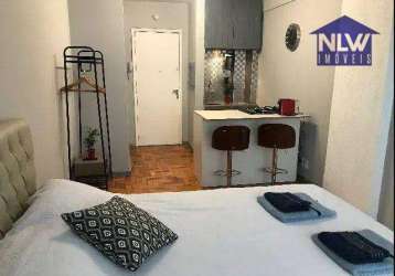 Studio com 1 dormitório à venda, 34 m² por r$ 212.000,00 - república - são paulo/sp