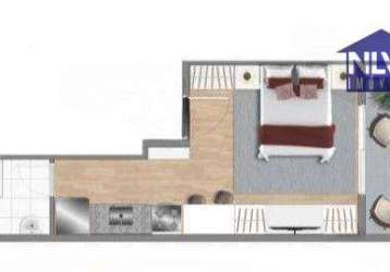 Studio com 1 dormitório à venda, 23 m² por r$ 330.000,00 - vila buarque - são paulo/sp