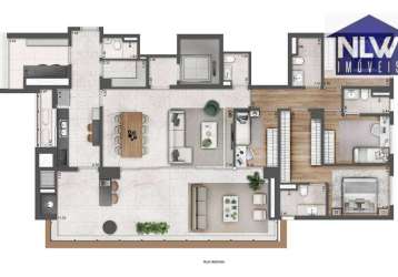 Apartamento à venda, 209 m² por r$ 4.235.405,00 - brooklin paulista - são paulo/sp