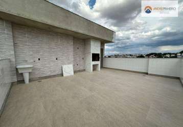 Cobertura com 4 dormitórios à venda, sendo 02 suítes 111 m² por r$ 950.000 - santa amelia - belo horizonte/mg