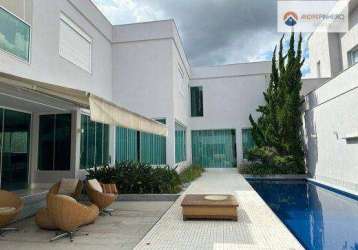 Casa de alto luxo com 4 quartos sendo 2 com suite  à venda, 545 m² por r$ 6.000.000 - belvedere - belo horizonte/mg