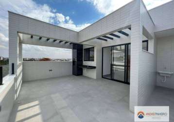 Cobertura com 4 quartos à venda, 160 m² por r$ 1.239.000 - planalto - belo horizonte/mg