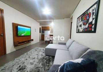 Apartamento com 2 dormitórios para alugar, 70 m² - centro - gramado/rs