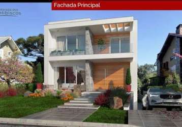 Casa com 4 suítes à venda, 492 m² por r$ 5.200.000 - alphaville - gramado/rs
