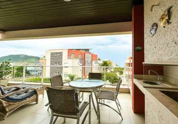 Apartamento com 3 quartos à venda na vereador onildo lemos, 1999, santinho, florianópolis, 137 m2 por r$ 1.850.000