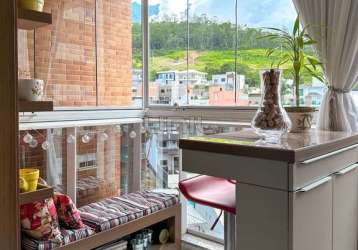 Cobertura com 3 quartos à venda na rua nicolau antonio deschamps, 115, córrego grande, florianópolis, 121 m2 por r$ 1.490.000